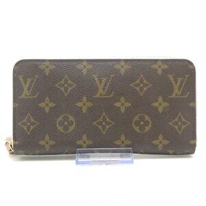 LOUIS VUITTON Zippy Wallet Rose Ballerine Monogram 368-090125